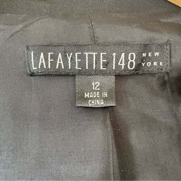 Lafayette 148 New York Black Blazer Jacket - Picture 11 of 11